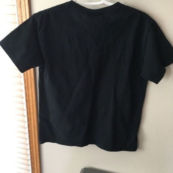 SCHEELS Boys Sceenprint shirt black yellow logo printed athletic large basic - Picture 4 of 7